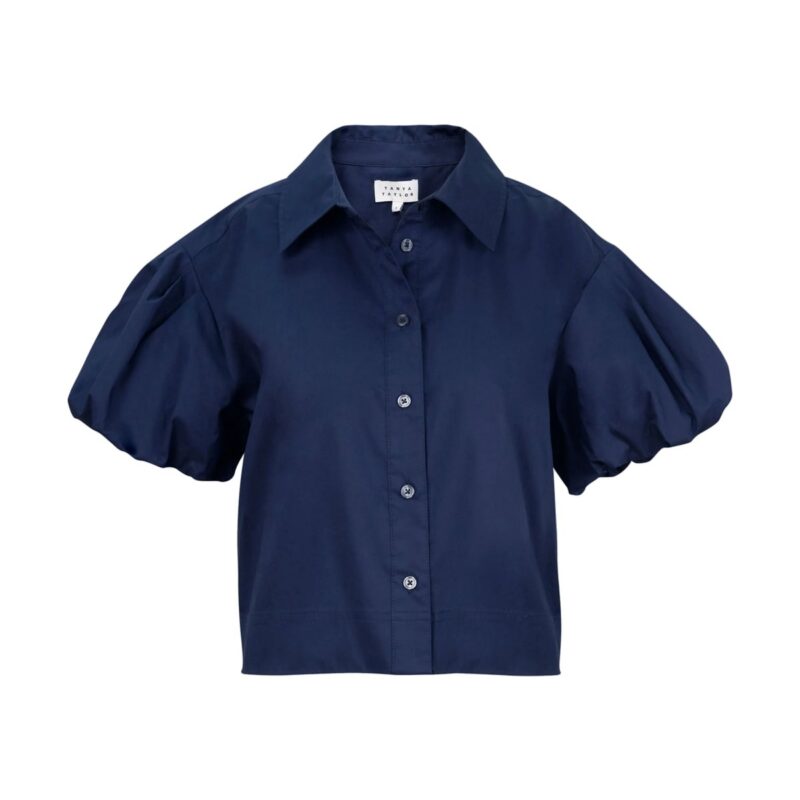 Elza Top in Maritime Blue Tanya Taylor