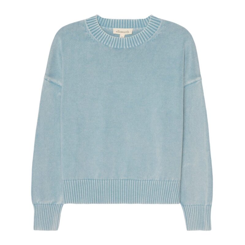 Emery Crewneck Sweater in Denim ellsworth+ivey
