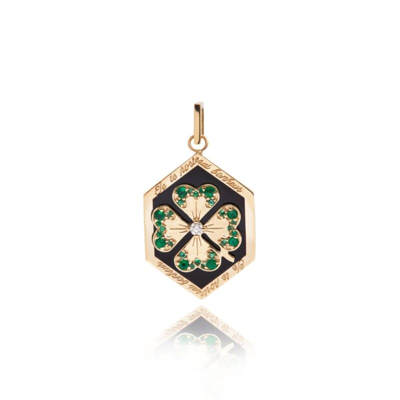 Enamel Clover Love Token Ashley Zhang