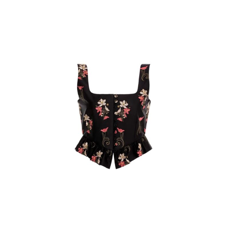 Eslabón Noche Cropped Top Agua by Agua Bendita