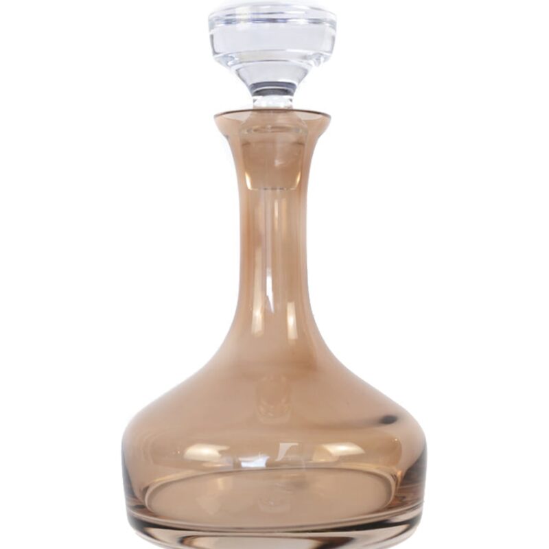 Estelle Colored Decanter Vogue in Amber Smoke Estelle Colored Glass