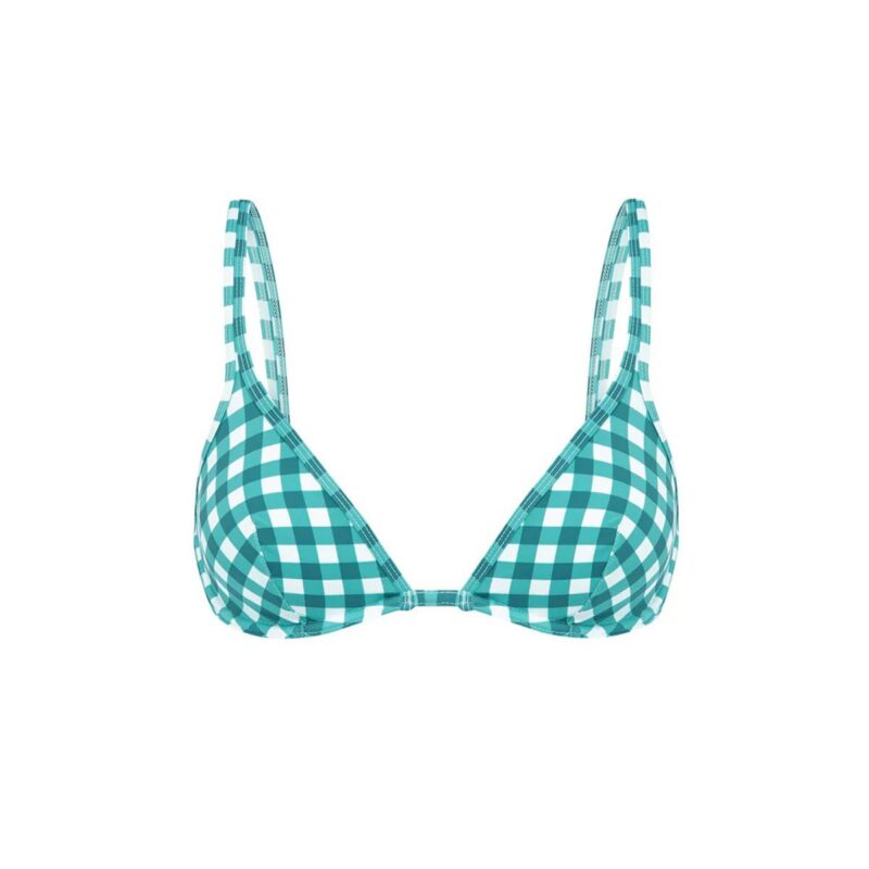Forest Gingham Classic Bra Bikini Top Ephemera