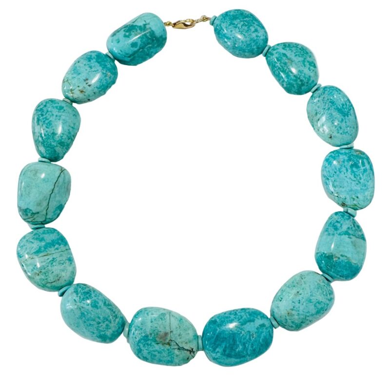 Fox Turquoise Statement Necklace Theodosia Jewelry