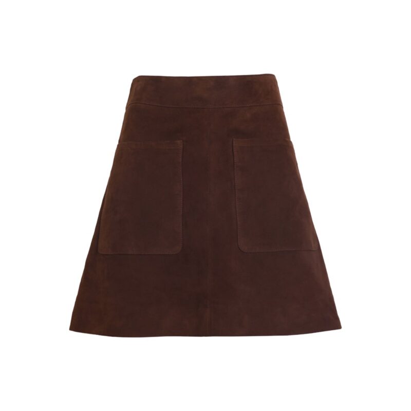 Fran Skirt in Dark Fig Tanya Taylor