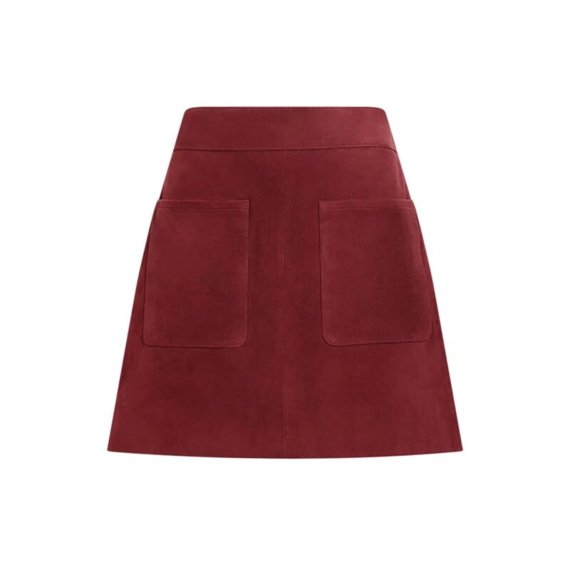 Fran Skirt in Deep Redwood Tanya Taylor