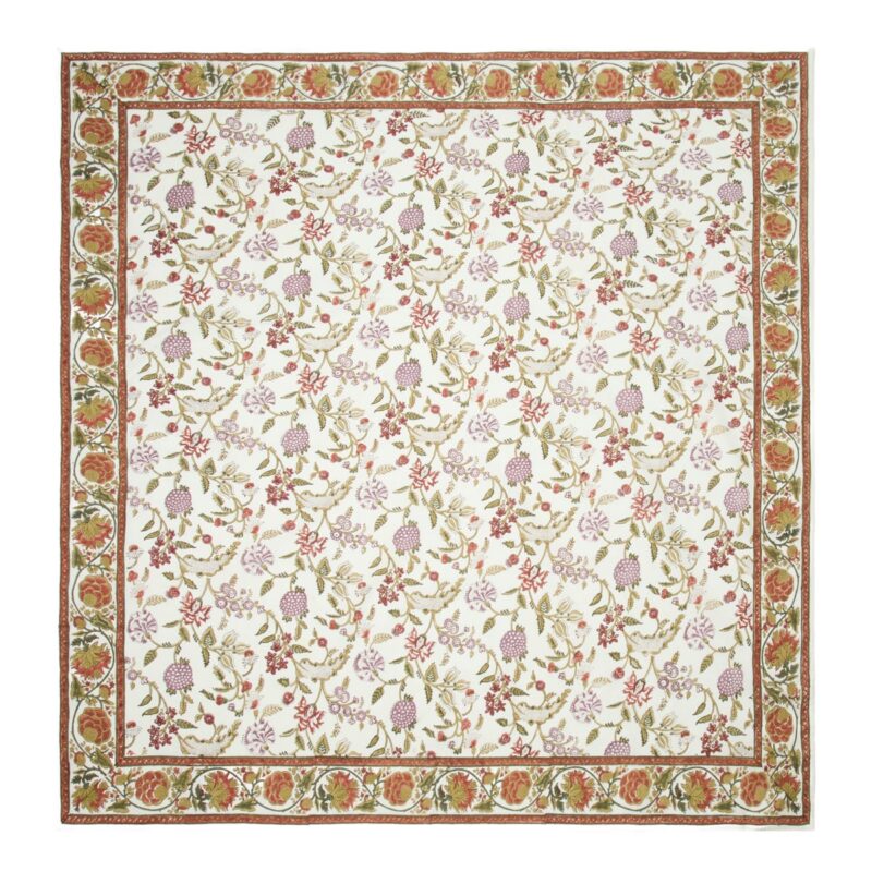 French Tablecloth Louise Multicolor Couleur Nature