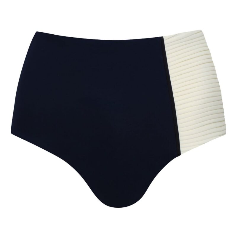 Frida Bottom in Navy in Ivory Juan de Dios
