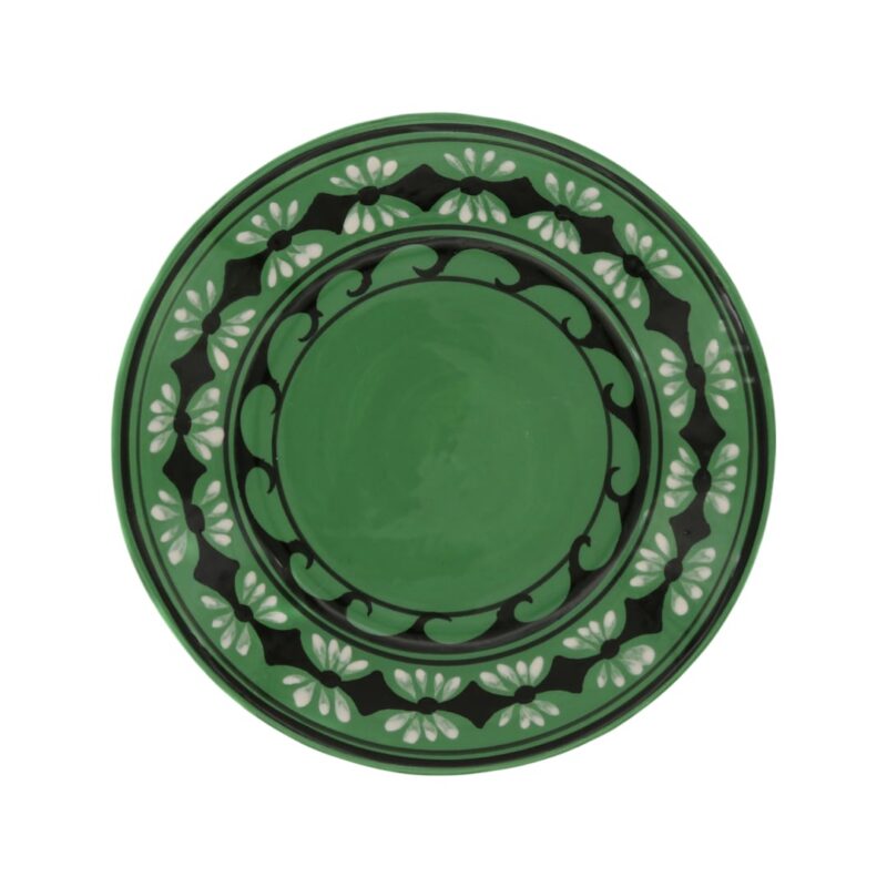 Gigi Green Dessert Plate Carolina Irving and Daughters