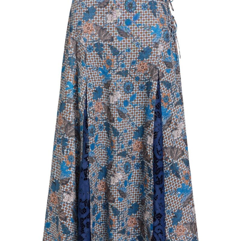 Gracen Skirt in Aegean Marie Oliver