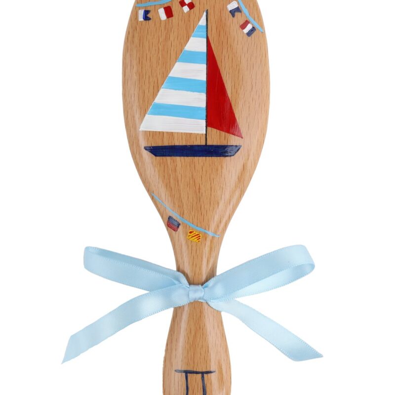 Hairbrush in Sailboat Palaka