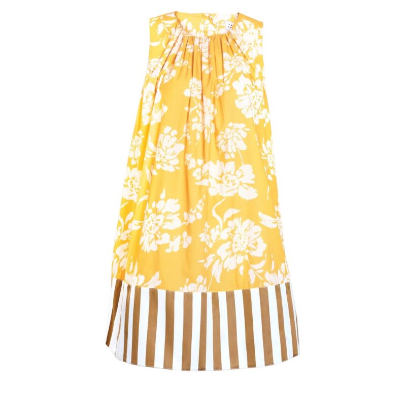 Hallie Dress in Buttercup Multi Tanya Taylor