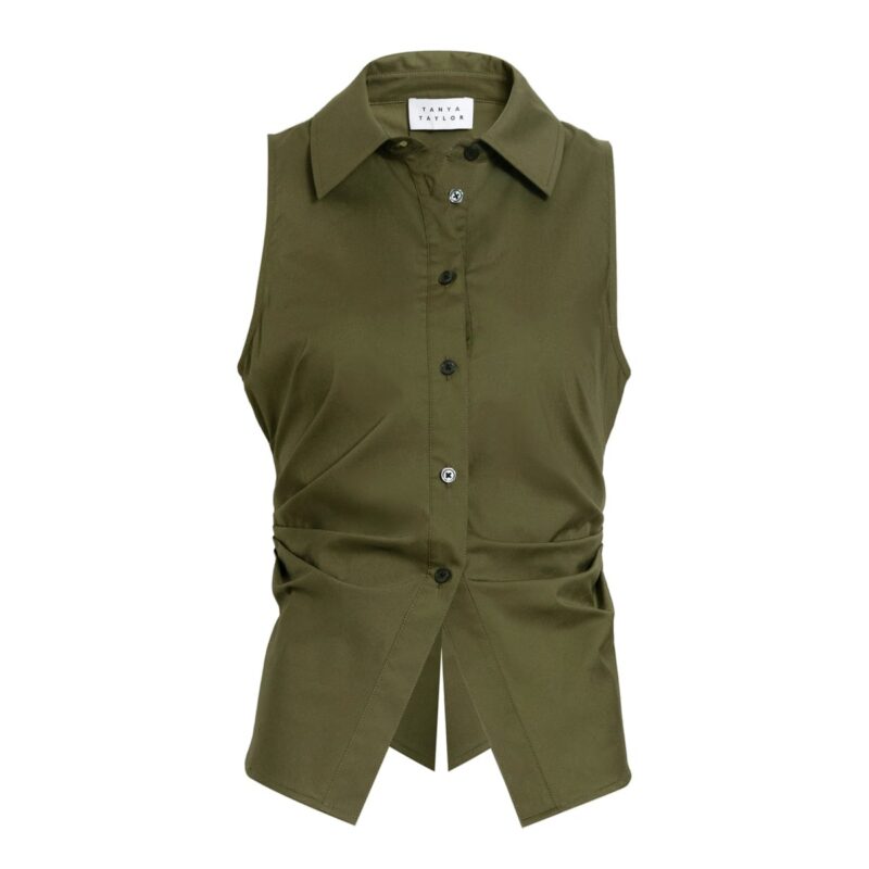 Hannah Top in Fern Tanya Taylor