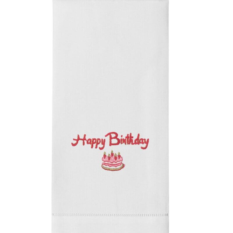 Happy Birthday Hand Towel Henry Handwork