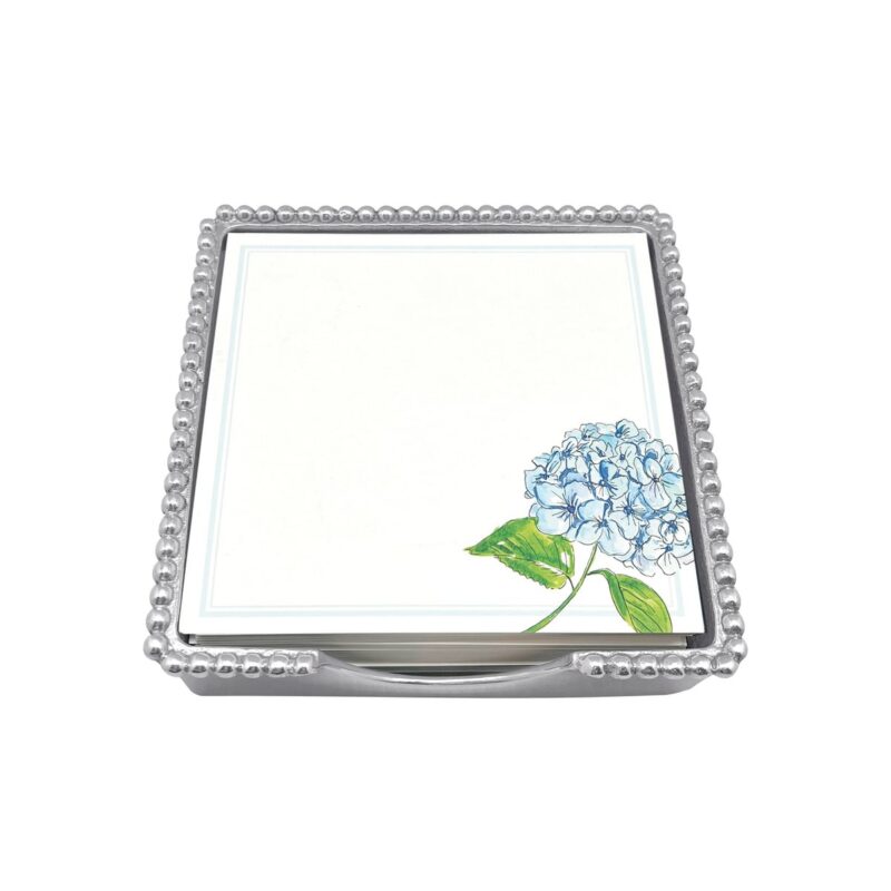 Hydrangea Beaded Note Pad Set Mariposa