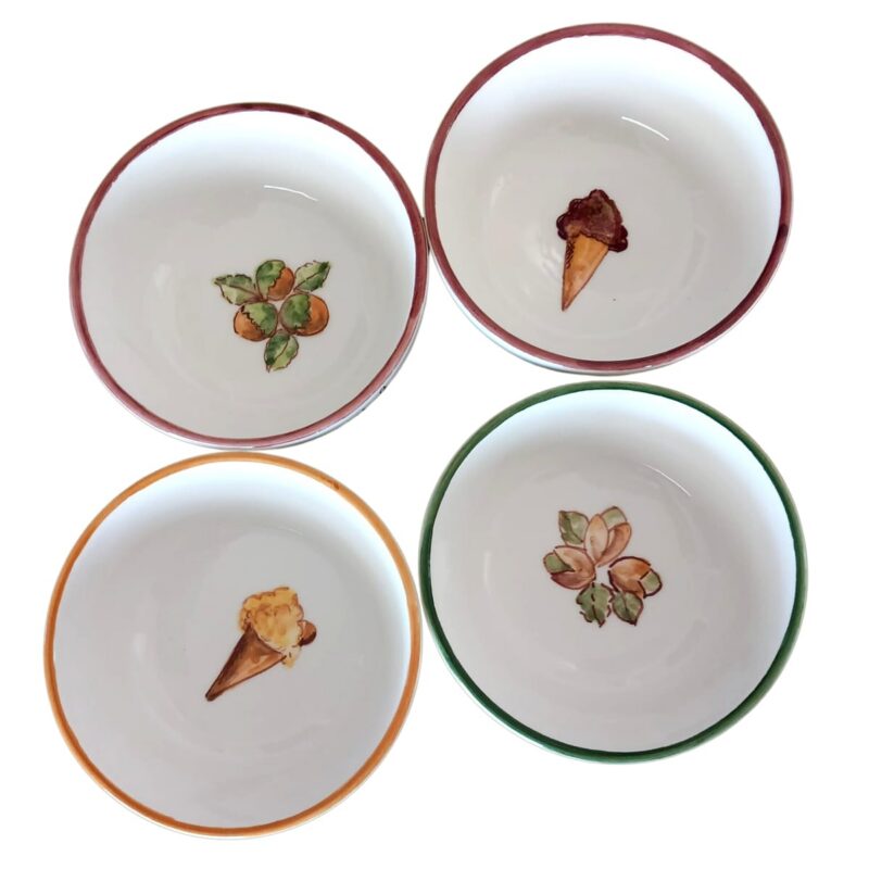 Ice Cream Bowls, Set of 6 Sveva's Home