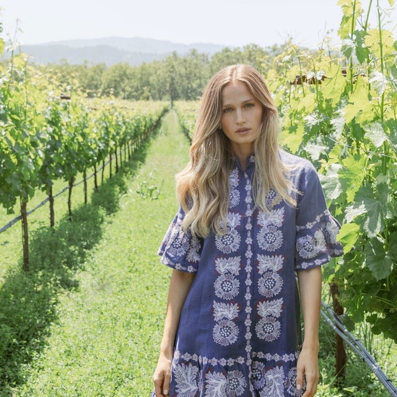 Indigo Serena Mini Dress ASHA by Ashley McCormick