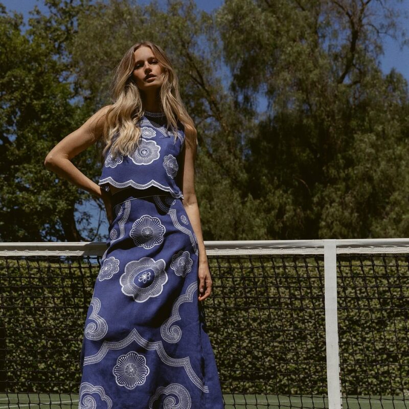 Indigo Sloane Skirt ASHA by Ashley McCormick