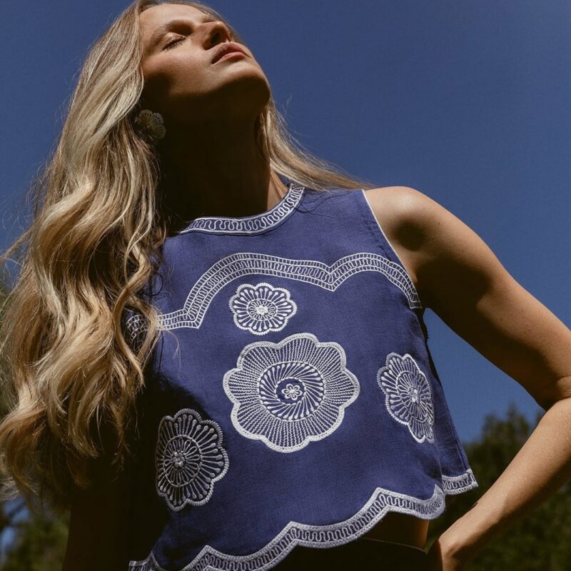 Indigo Sloane Top ASHA by Ashley McCormick