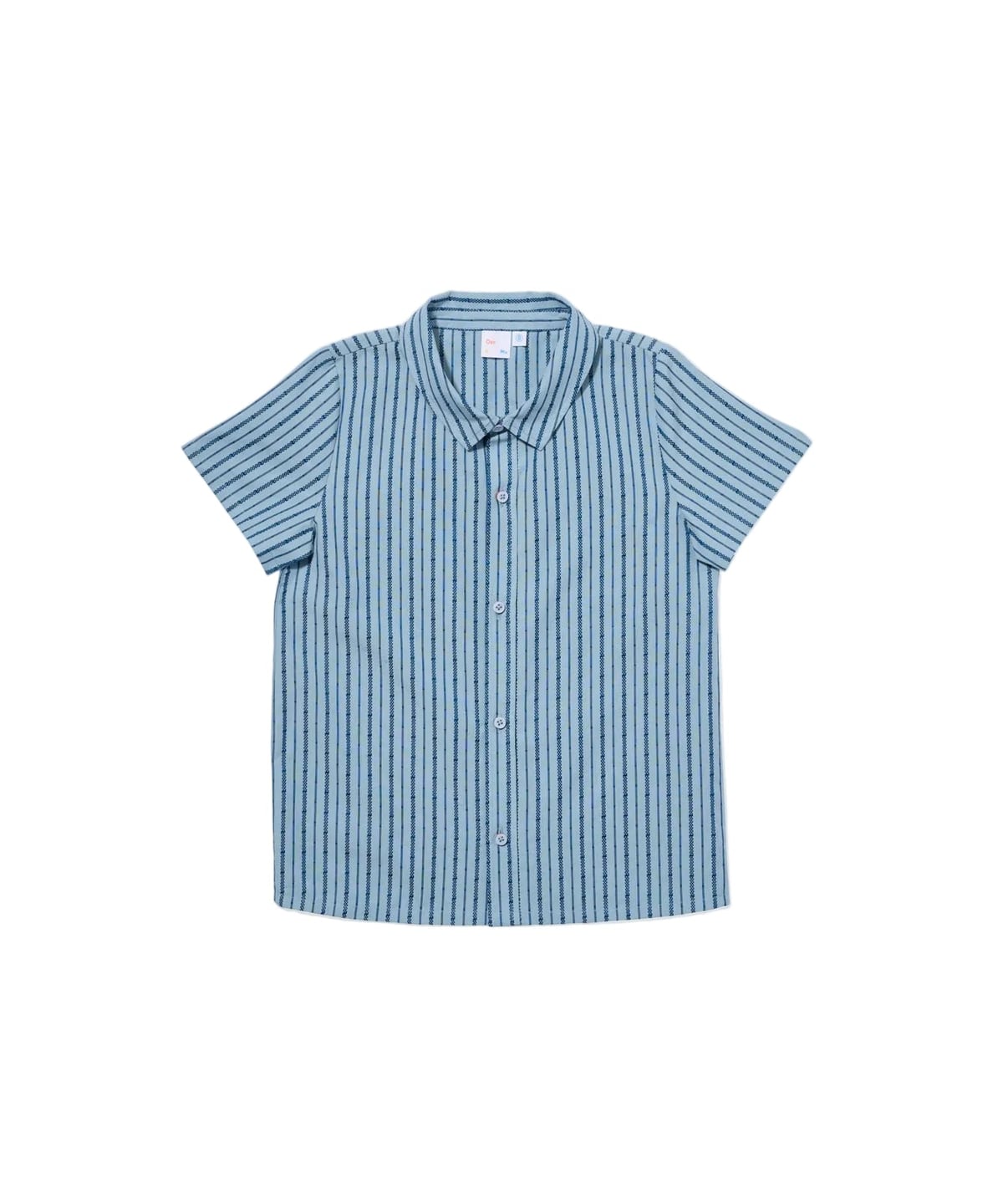 Jack Lee Shirt in Navy Ladder Stripe Oso & Me