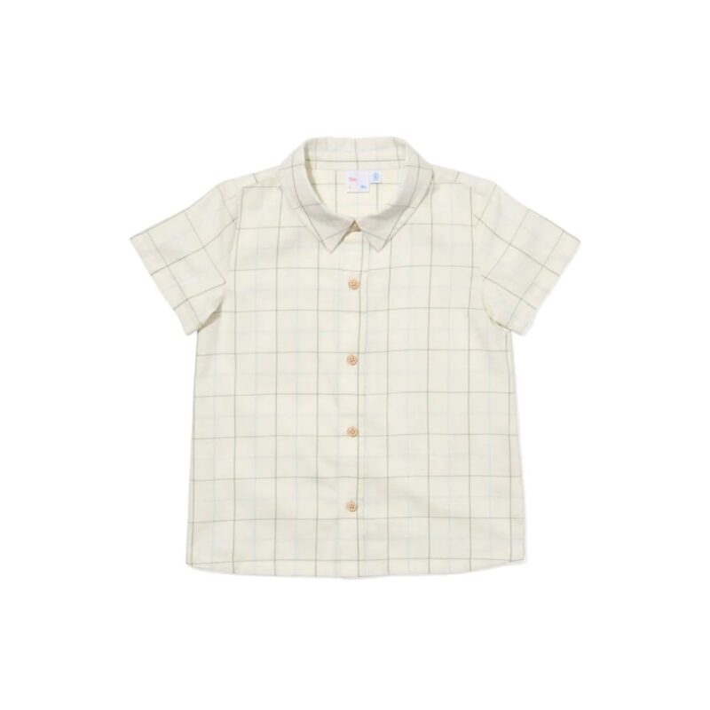Jack Lee Shirt in Seafoam Plaid Oso & Me