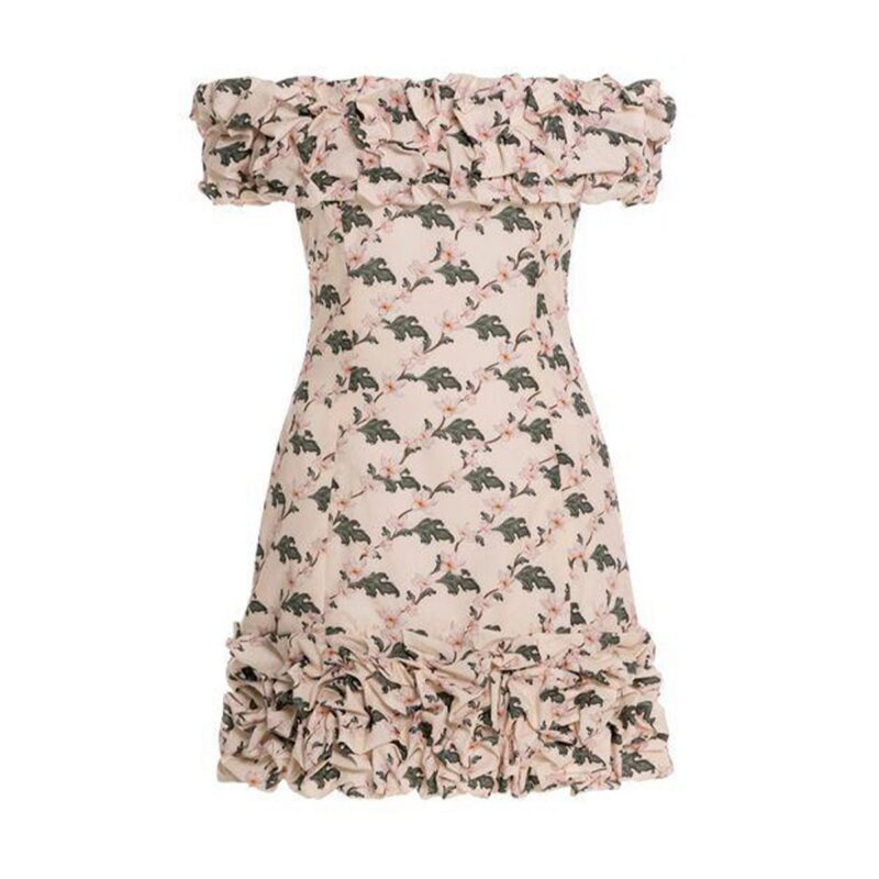 Jardin Anhelo Mini Dress Agua by Agua Bendita