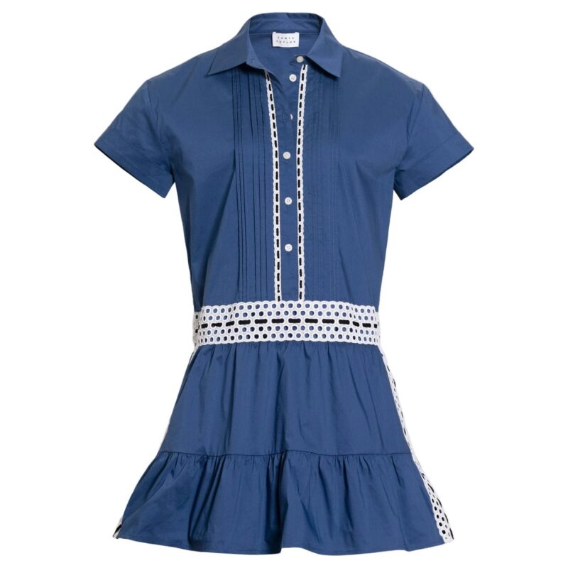 Jasmine Dress in French Blue Tanya Taylor