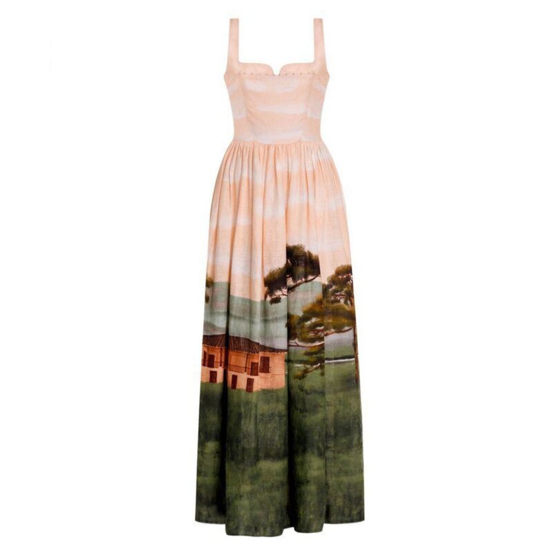 Jaspe Paraiso Maxi Dress Agua by Agua Bendita