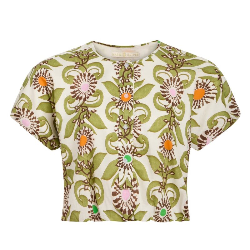 Jaylen Top in Jardin Marie Oliver
