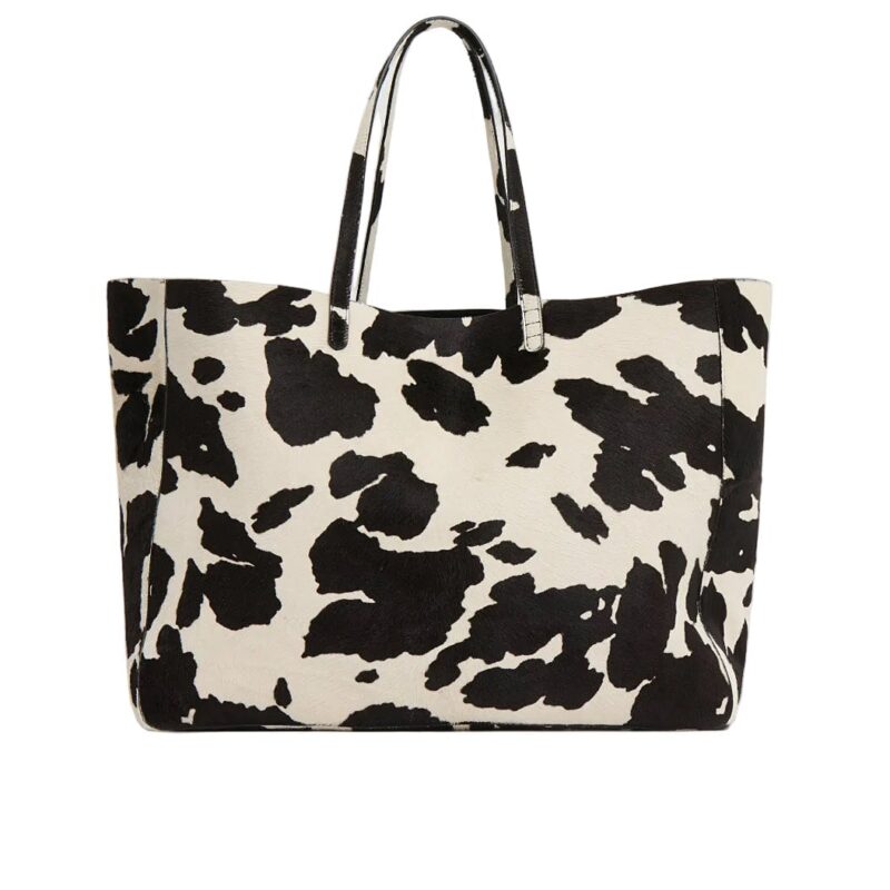 Juno Tote in Printed Ponyhair Mansur Gavriel