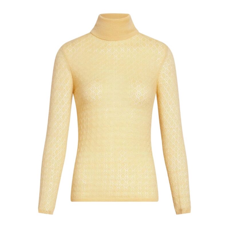 Kayden Turtleneck in Wheat Tanya Taylor