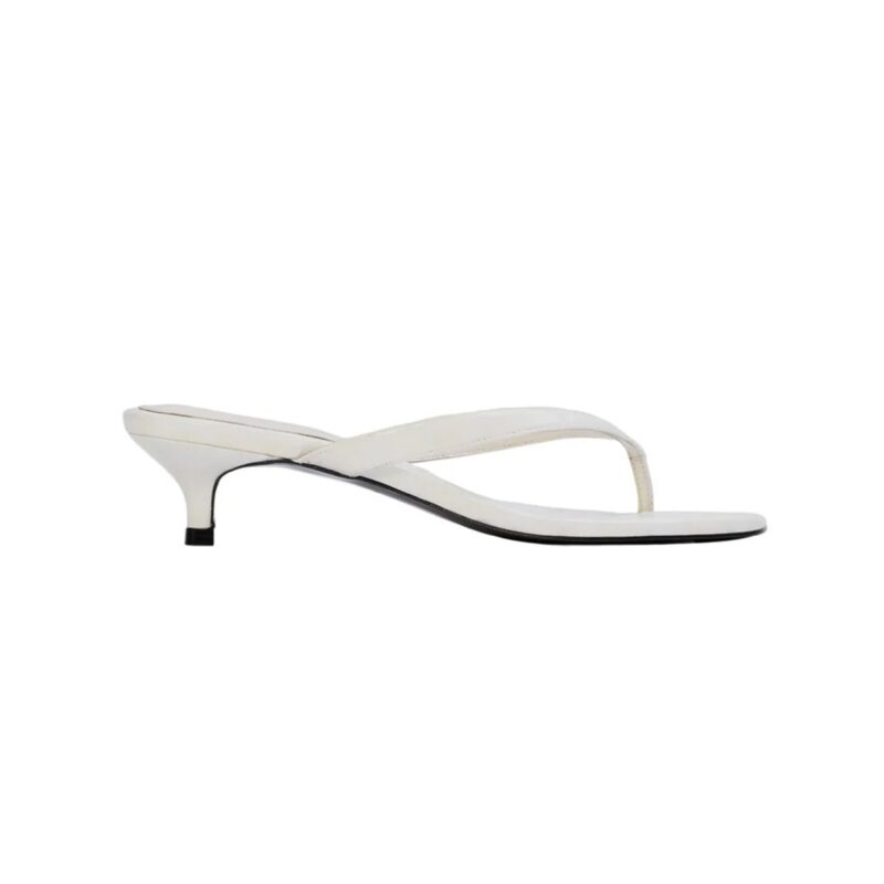 Kendal 35 Mule in Coconut Croc Patent Leather Black Suede Studio