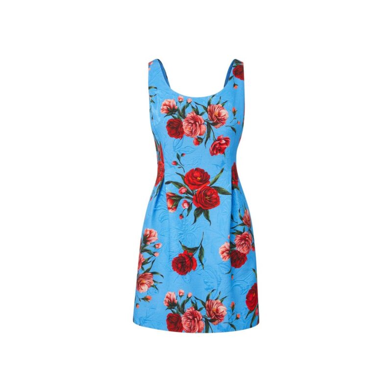 Kendra Dress in Chelsea Rose Brocade MAE NEW YORK