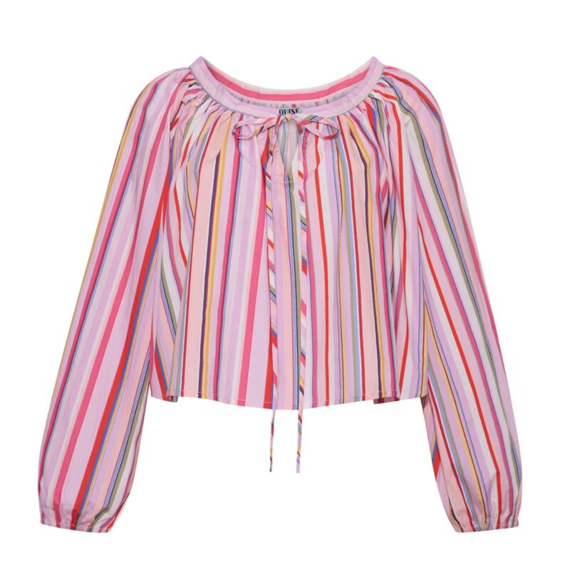 Lauren Blouse in Multi Stripe Louise New York