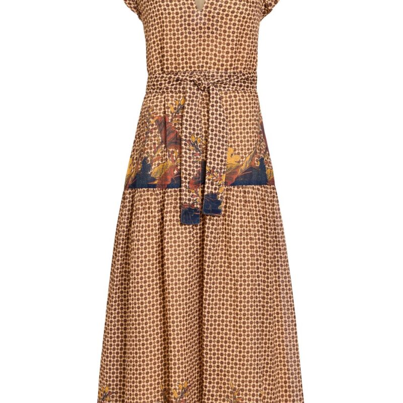 Leena Dress in Flores Marie Oliver