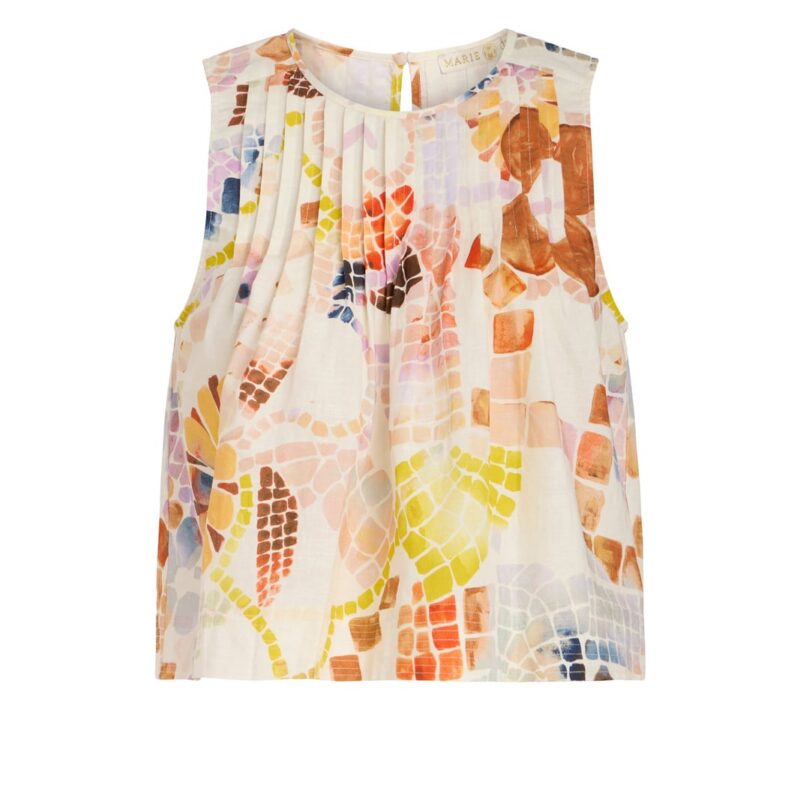 Letta Top in Travertine Marie Oliver