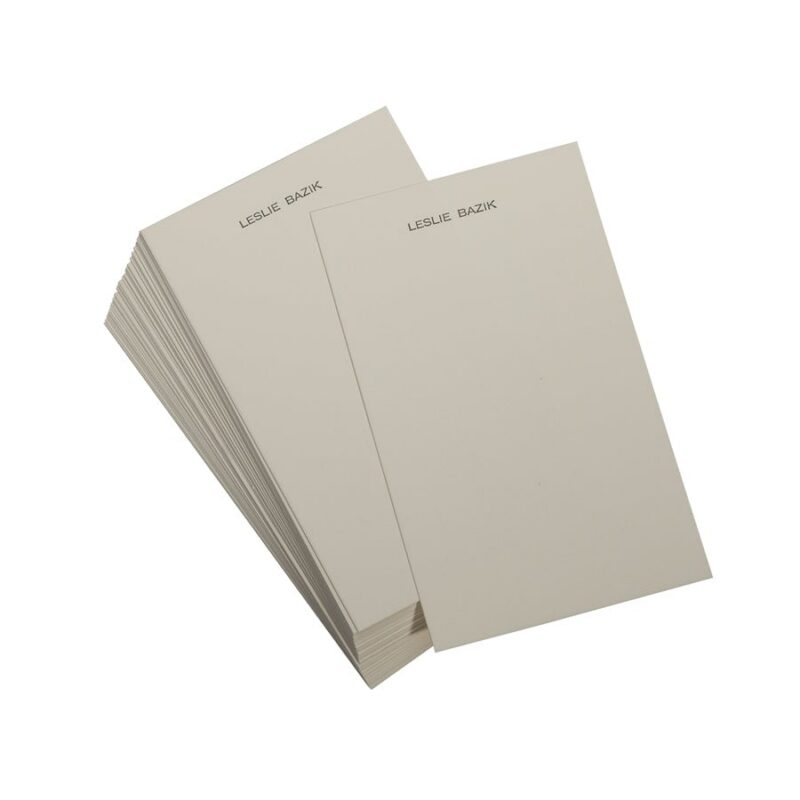 Letterpress Personalized Jotter Cards Graphic Image
