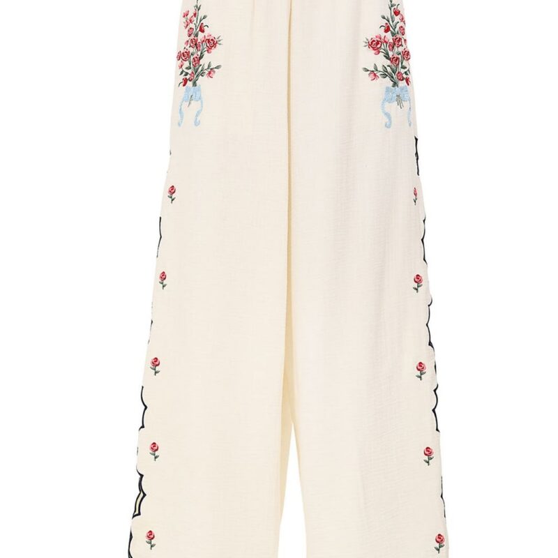 Lilia Pants in Multicolor Agua Bendita