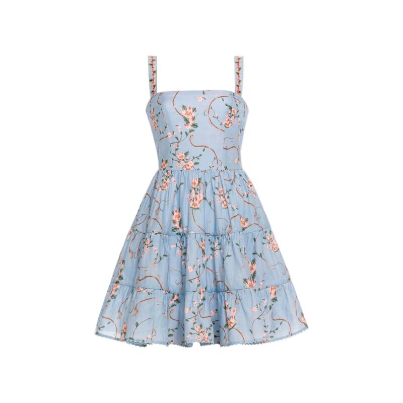 Lima Mini Navegante Mini Dress Agua by Agua Bendita