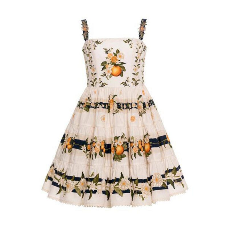 Lima Valle Mini Dress Agua by Agua Bendita