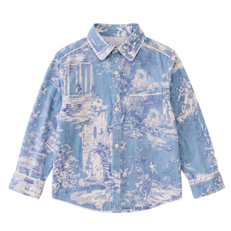 Little Man Shirt in Forever Toile EDDY