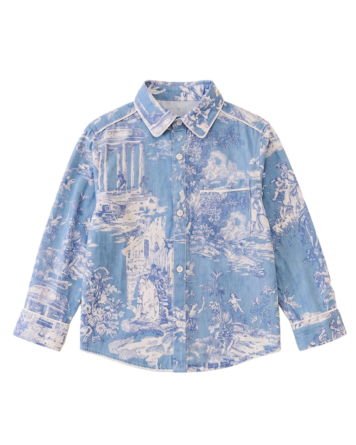 Little Man Shirt in Forever Toile EDDY