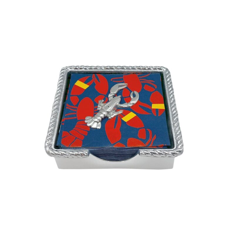 Lobster Rope Napkin Box Set Mariposa