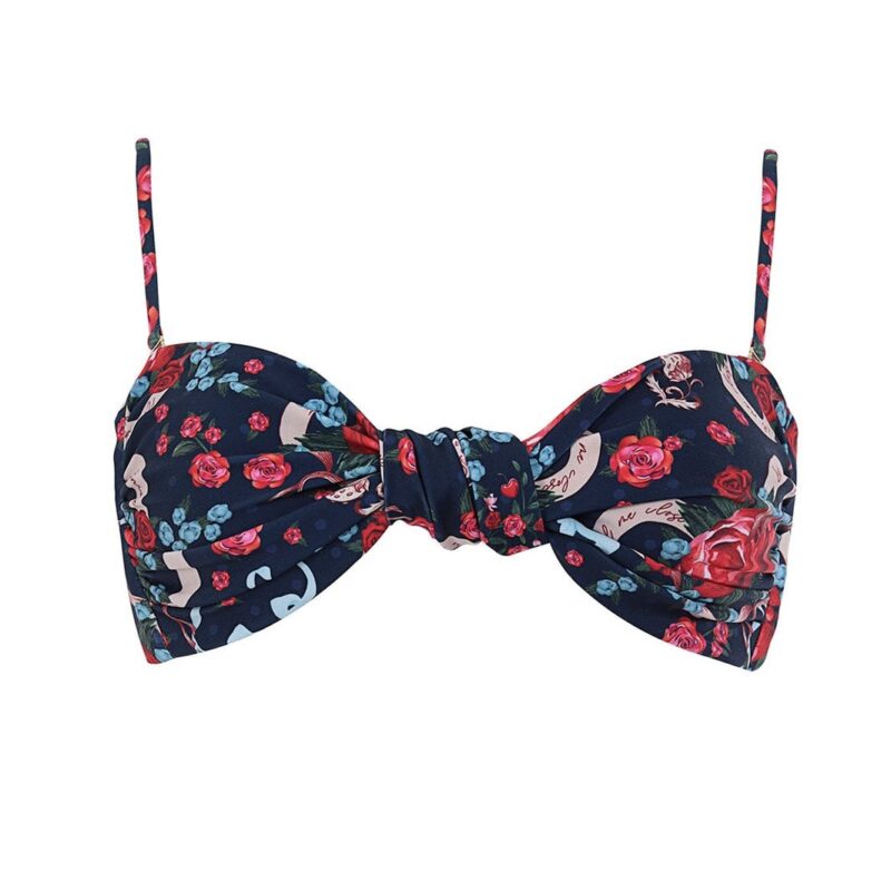 Lucile Bikini Top in Multicolor Agua Bendita