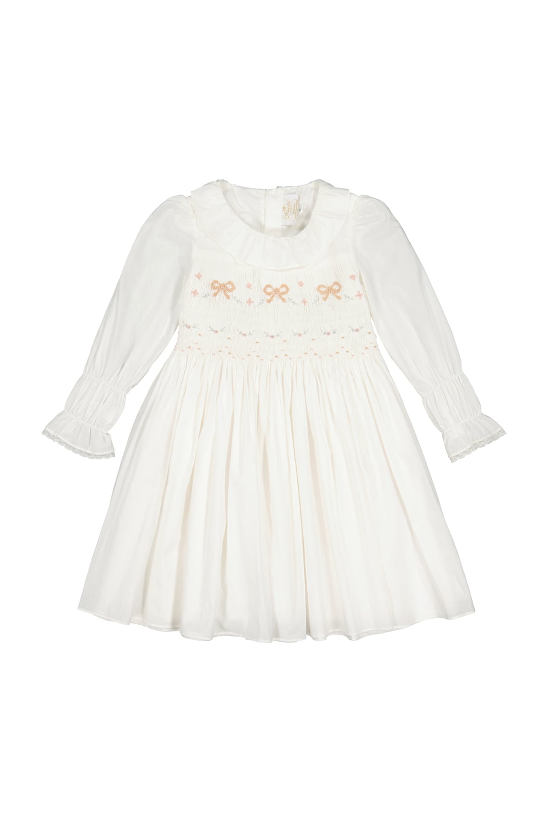 Marie Antoinette White Smocked Dress Antoinette Paris