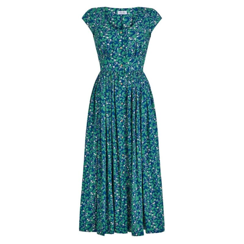 Mary Dress in Dark Blue Limes Coco Shop