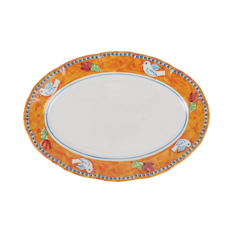 Melamine Campagna Oval Platter VIETRI