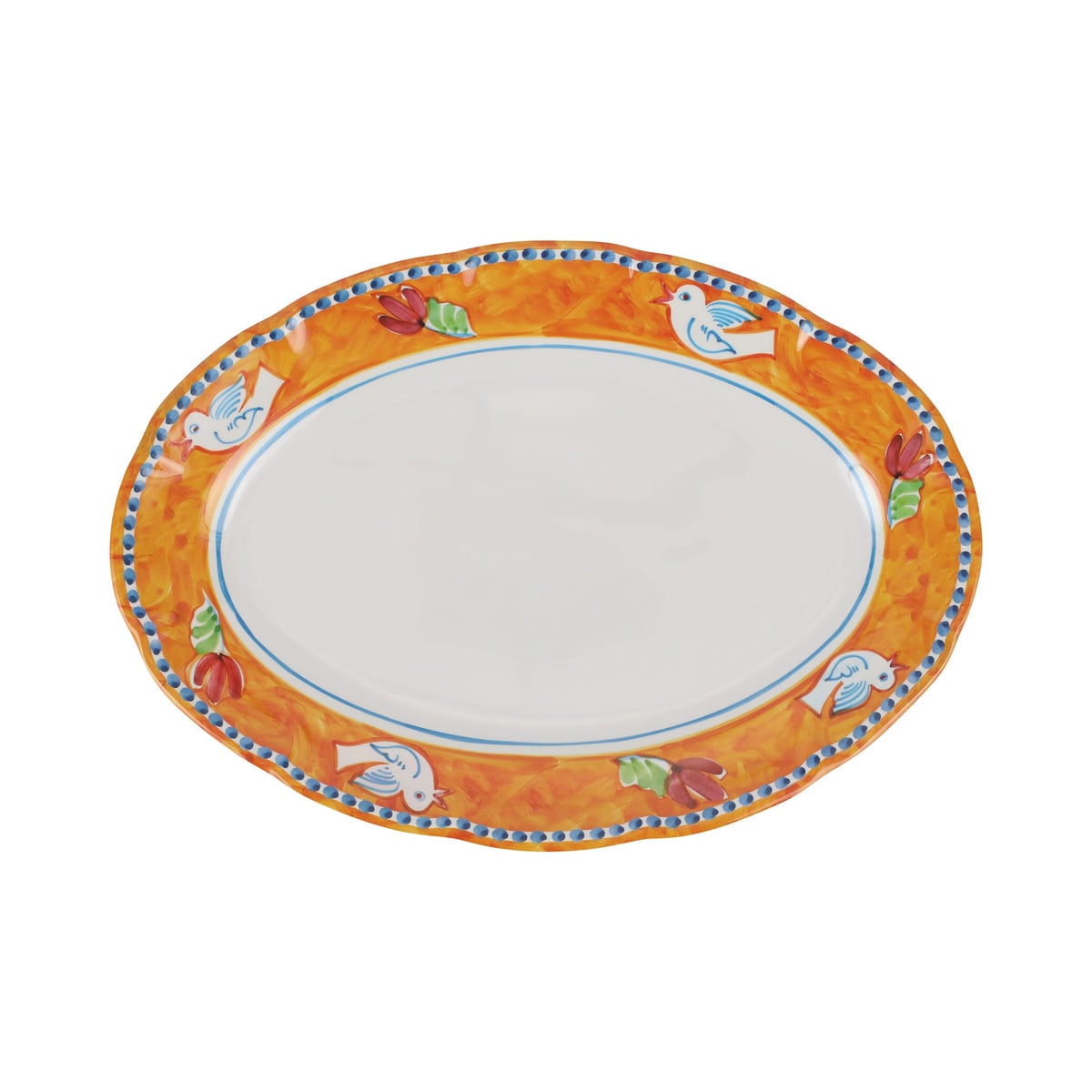 Melamine Campagna Oval Platter VIETRI