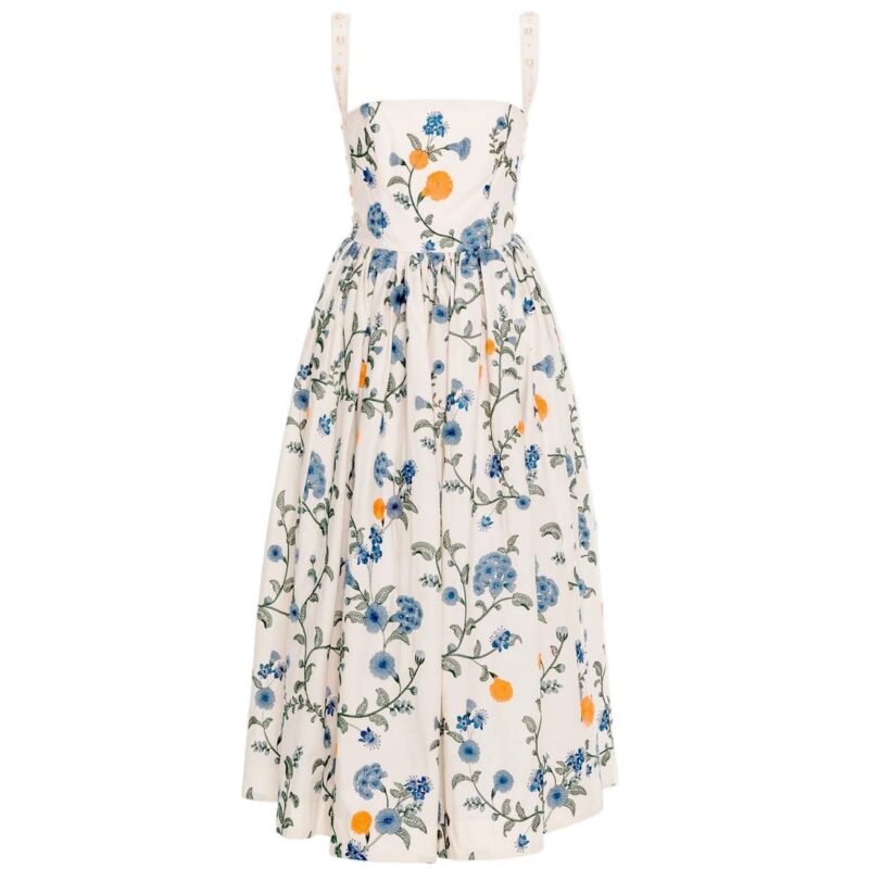 Mielero Midi Brisa Midi Dress Agua by Agua Bendita