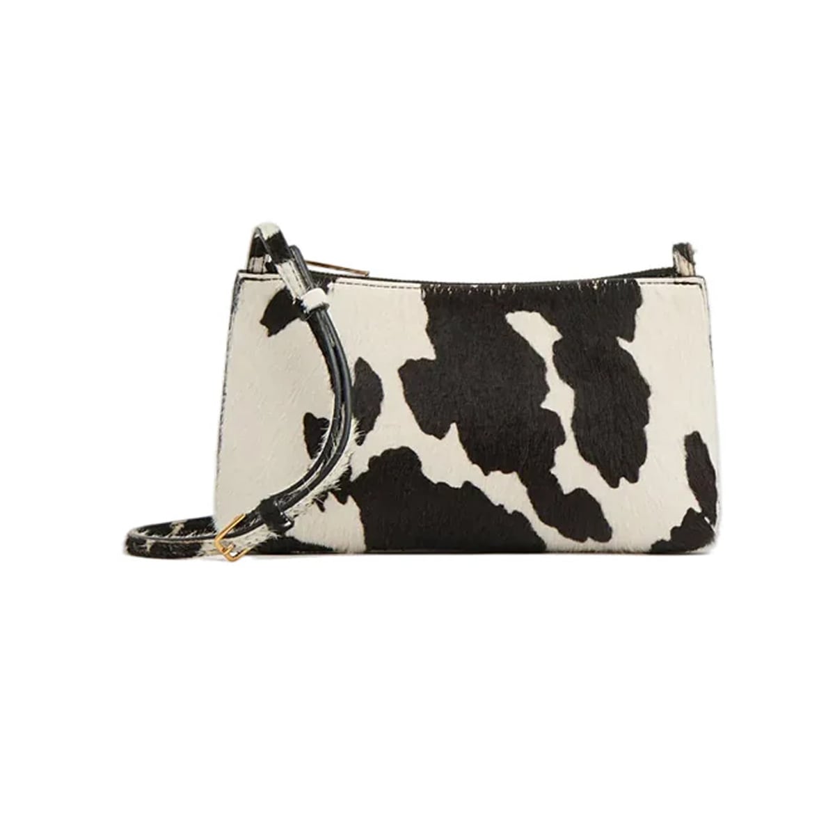 Mini Gaia Crossbody in Printed Ponyhair Mansur Gavriel