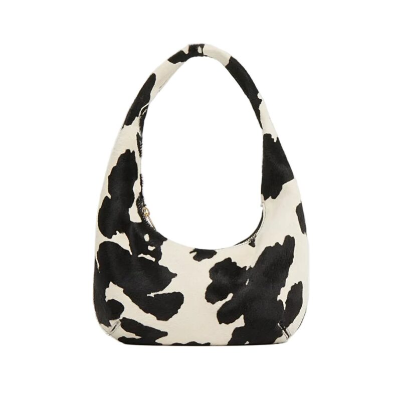Mini Gnocchi Bag in Printed Ponyhair Mansur Gavriel
